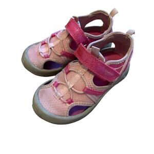 Oshkosh Toddler Girls Closed Toe Abe Play Sandals Size 11M Pink
